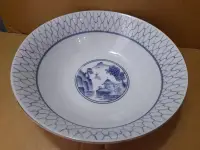 在飛比找露天拍賣優惠-早期日本淺田窯瓷碗公-直徑23公分