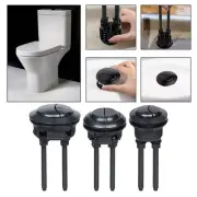 High Durability Black Toilet Flush Button with Easy Installation Options