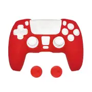 Game Controllers Silicone Protective Case For Sony Playstation 5 Ps5 Dual Sense Red Controllers & Attachments