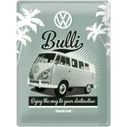 Nostalgic Art VW Bulli 30x40cm Large Metal Sign Home/Garage Wall Hanging Decor