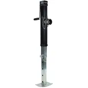 1 Piece Heavy Duty Jack Stand 64-136cm Height Adjustable Leg Support 3.6 T Stabilizer with Side Handle for Caravan Canopy Trailer