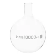 Florence Boiling Flask, 10,000Ml - Borosilicate Glass - round Bottom, Narrow Nec