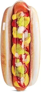 Intex Inflatable Giant Hotdog Mattress Lilo 180cm x 89cm. Perfect for the pool.