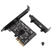 New PCIE to Type-C USB 3.2 Gen Expansion Card ASM3242 Computer Accessories