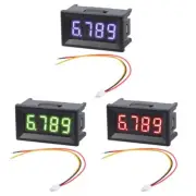 3 Wire 4 Digit Voltage Tester Digital Voltmeter 0.36In LED Display Voltage Gauge