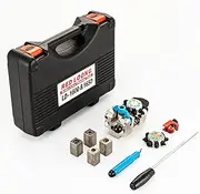 REDLOONG Professional Brake Line Flaring Tool Kit 45/37 Degree Set - Single, Bubble, and Double Flares for 3/16", 1/4", 5/16", 3/8",Brake Repair Brake Flaring Tools Brake Line and Tubing Flaring Tool