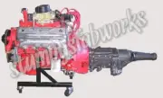 Ford Y Block 239 272 292 312 317 341 ford engine stand cradle & HDP Caster Kit