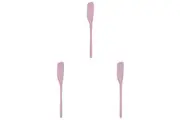 3x Tovolo Flex-Core All Silicone Nylon Jar Scraper Cooking Utensil Pink Sorbet