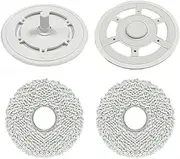 Mop Cloth Holder, Mop Pads, Compatible for Ecovacs Deebot X2 / X2 Pro, Robot Vacuum Cleaner Spare Parts Replacement Spare Parts
