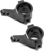 Rynplex Full Set Aluminum Alloy Swing Arm C, for Seat, Steering Cup Metal Drive Shaft 1/10 RC Car TAMIYACC01 Remote Control Car Steering Shock(Steering Cup Black)