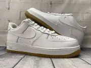 Nike Air Force 1 '07 Low White Light Brown Gum Shoes DJ2739-100 Men’s Size 11