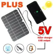 Portable 10W 5V USB Solar Panel Power Bank Outdoor Camping Hiking Phone Charger