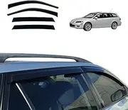 OAD4X4 Weathershields Compatible with Mazda 6 GY Wagon 2002-2008, Weather Shields Window Visors Wind Deflectors Sun Rain Guard 4PCS Set