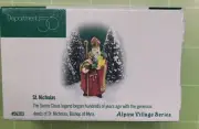 Dept 56 Alpine Village Series "St Nicolas" Christmas Figurine Set