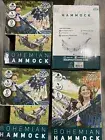 4X Equip Woven Jacquard Bohemian Macrame Hammock Patchwork Print Hangin Kit Incl