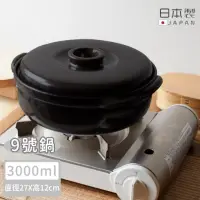 在飛比找momo購物網優惠-【4TH MARKET】日本製經典款燉煮湯鍋-黑-3000M