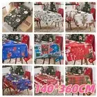 Christmas Tablecloth Table Rectangle Cover Xmas Party Table Cover Decoration AU