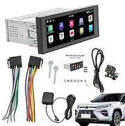 Car Multimedia Player - Portable Car Radio with Backup Camera - GPS Navigation Car Music Player, Car Audio Receivers Multimedia Player, 6.86 Inches for Women, Men