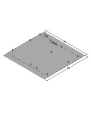 ATX Aluminum Motherboard Tray w/ standoffs 12"x12" Cryptocurrency mining