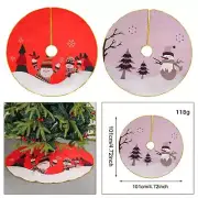 Christmas Tree Skirt Xmas Tree Base Cover Mantle Gift Xmas Tree Skirt Winter