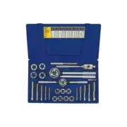 Irwin Hanson 97094 25 Piece Tap and Die Set 9/16 to 1" Sizes