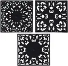 Silicone Trivets for Hot Pots and Pans, Square Non Slip Mats for Table or Counte