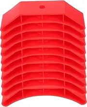 KOMBIUDA Dumbbell Rack 10pcs Weight Stand Sports Equipment Rack Dumbbell Storage Stand Barbell Holder Red