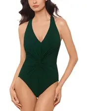 Magicsuit V Neck Twist Front Swimsuit