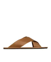 carlyle slides in smooth leather 37.5,36,38.5,37,38,39.5,39,40 Brown