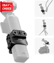 Pocket 3 Cage Aluminum Alloy Gimbal Camera Rig with Action Camera Adapter