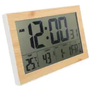 Temperature Display Home Decor Student Use Digital Wall Clock Large
