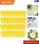 40 PCS Stylish Yellow Sticky Traps for Effective Pest Control Indoors & Outdoors