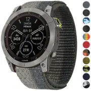 For Garmin Fenix 7 7X 7S 6 6S 6X PRO Watch Band 5 5S 5X Plus Sport Nylon Strap