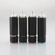 4PCS Silver Plated Audio RCA Plug Connectors for Hi-Fi Audio Interconnect Wire