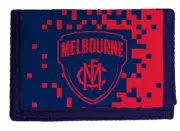 Melbourne Demons AFL Money Wallet Coin Note and Card Compartments