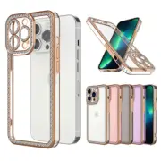 For iPhone 13 Pro Max / 13 Pro Case Clear Ultra Slim TPU Phone Camera Lens Cover
