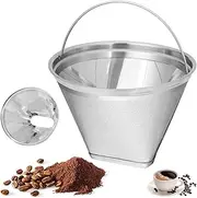Hand Brewed Coffee Filter, Stainless Steel, Reusable Coffee Filter, Mesh Hand-Brewed Coffee Filter for Coffee Making, Coffee Shop