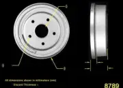 Brake Drum fits 1968-1975 Ford F-100 E-200 Econoline E-100 Econoline,E-100 Econo
