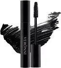 Waterproof Black Mascara, 4D Silk Fiber Lash Mascara, Mascara Volume and Length,