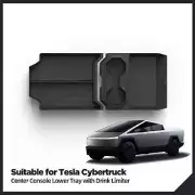 Center Console Lower Storage Box for Tesla Cybertruck 2024-25 Drinks Holder Tray