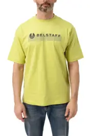 BELSTAFF England 1924 Signature T-Shirt Retro Phoenix Logo Tee Radio Shirt 3XL