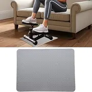 Upgraded Double-Sided Non Slip Mat for Stepper Exercise Machine & Under Desk Mini Elliptical Exercise Equipment, Small Workout Floor Protection Mat for Leg Pedal Exerciser, Peloton Bike