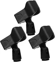 OFFIGAM 3pcs Durable Microphone Holders Lightweight Clips for Easy Installation for Live Streaming Recording and Mic Stand Accessories