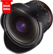 12Mm F2.8 Ultra Wide Fisheye Lens for Canon EOS EF DSLR Cameras - Full Frame Com