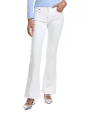 7 For All Mankind The Classic White Bootcut Jean