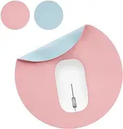 1PC Round Double Sided Use Non-Slip PVC Mouse Mat,Double Sided Use Round Small Mouse Mat,Double Sided Use Anti Slip Round Mouse Pad,Double Sided Use Round Mouse Pad Mouse Mat,Round Small Mouse Mat