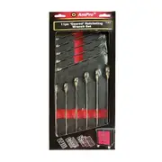 11pc Ampro Geared Metric Ratcheting Wrench Socket Spanner Tool Kit Set T43945