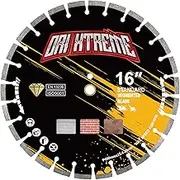 ORIXTREME 16 Inch Diamond Concrete Saw Blade, Segmented General Purpose Blade Dry/Wet Cutting Concrete,Masonry, Brick, Block,Paver 1"-20mm Arbor