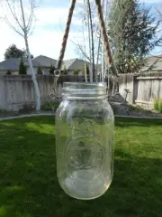 2 Mason Jar Jute and Wire Hangers FOR ROPE HANDLE/HANGER ONLY