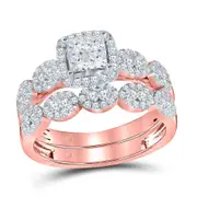 1CT-Diamond TESSERA INVISIBLE BRIDAL SET